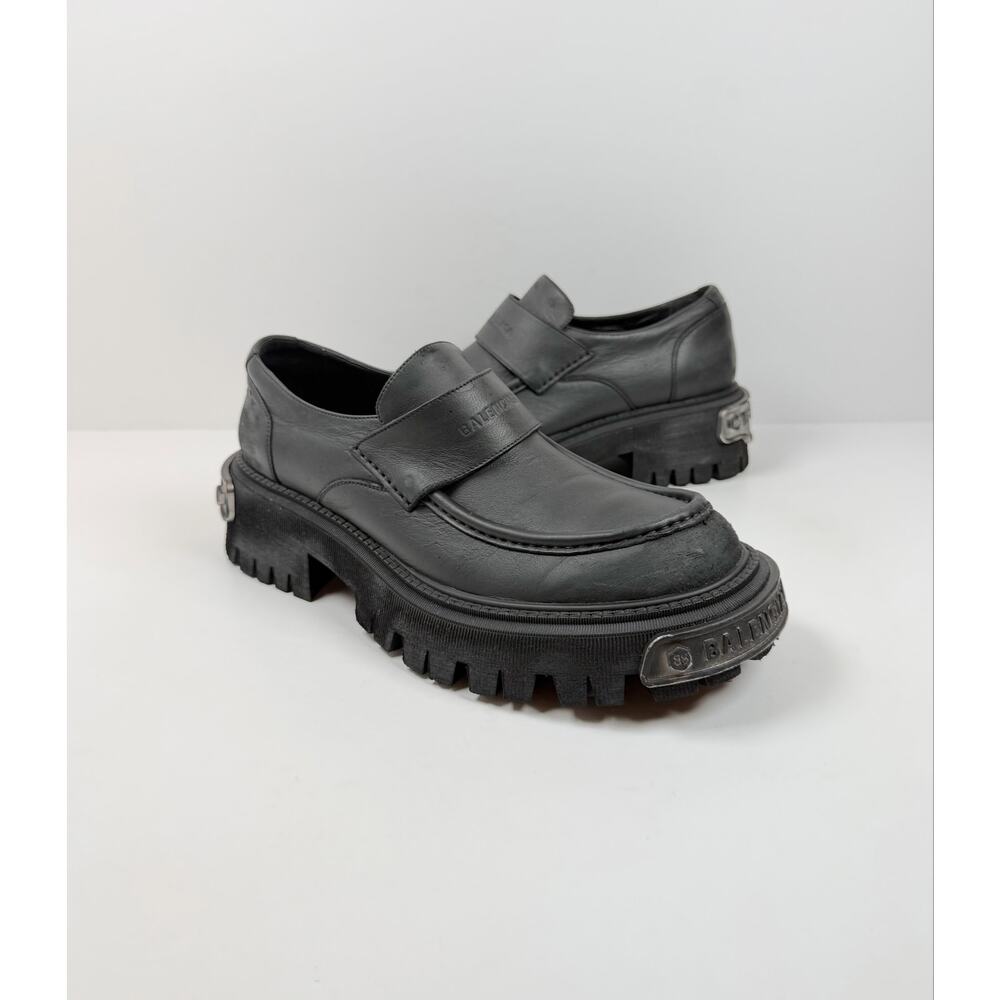 Size 45EU/12US - Balenciaga Tractor Leather Loafers - Picture 2 of 9